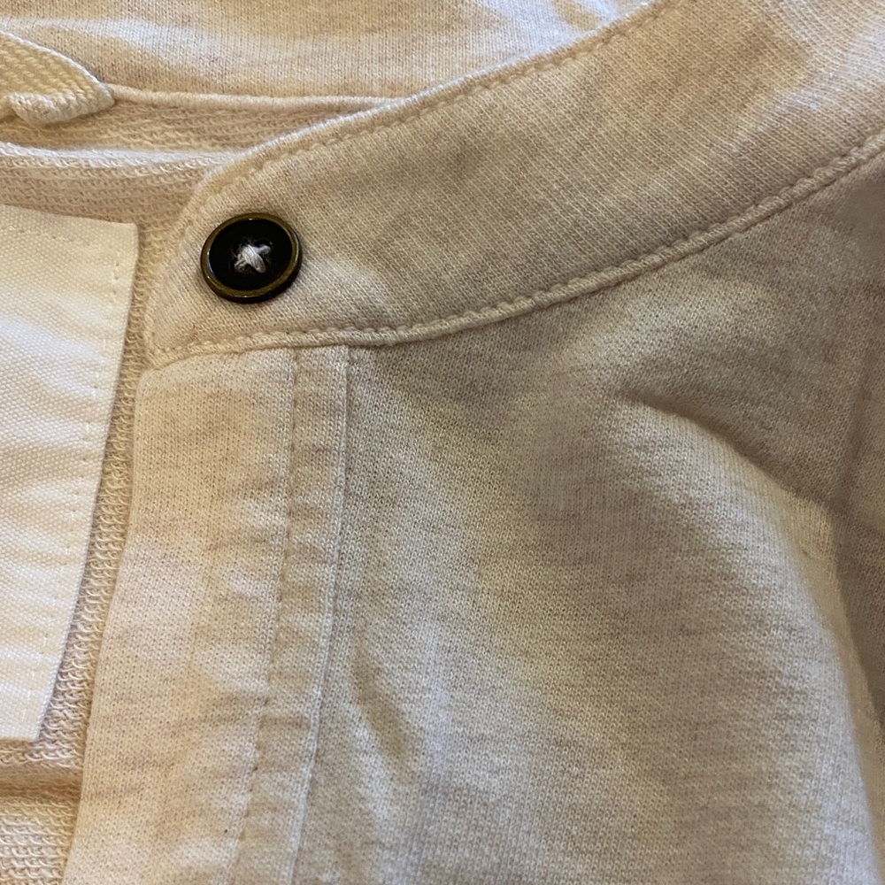 Aerie Cream Button Down Shirt - Picture 6 of 12